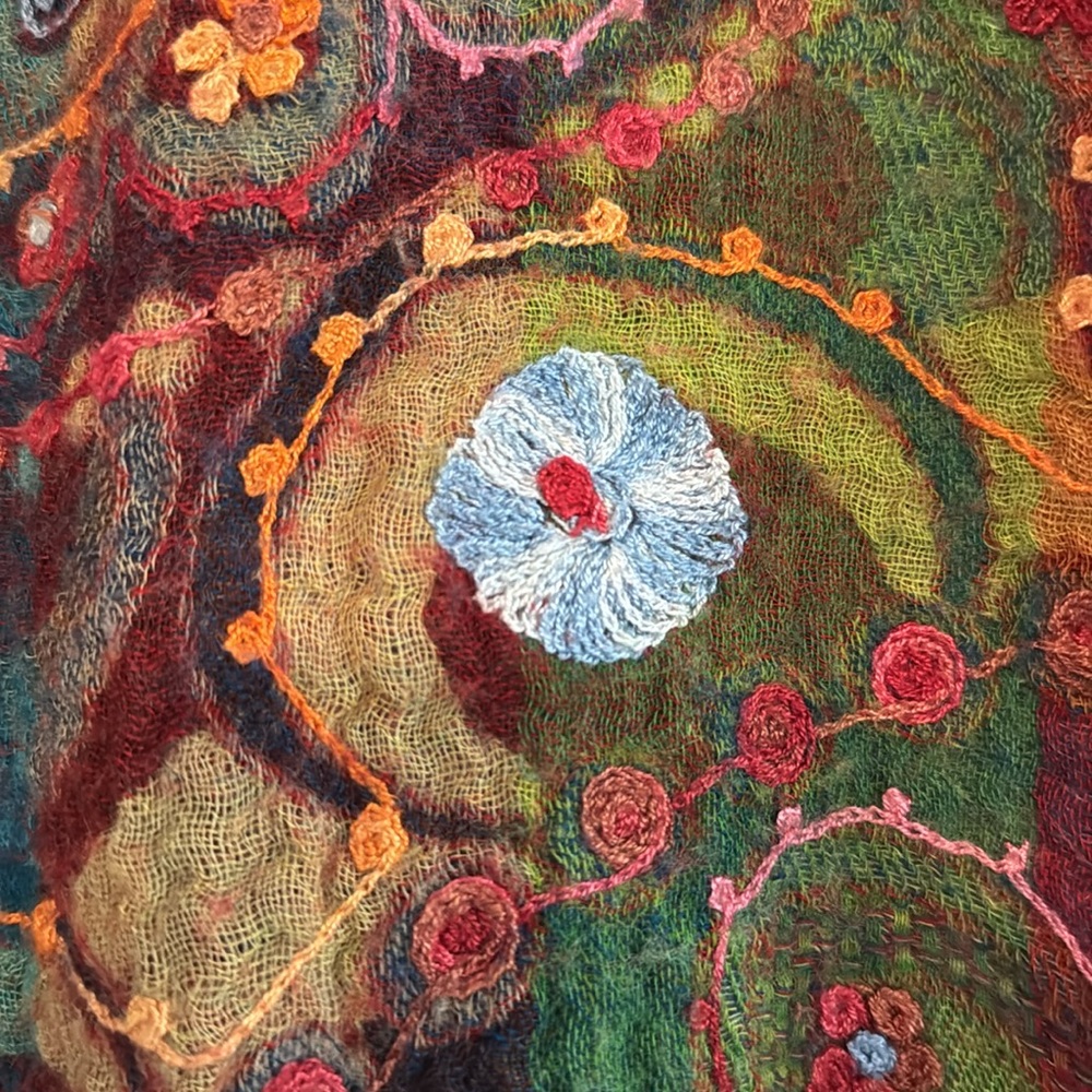 Colorful Women's Cape with Fringe dur2 - Picture 7 of 7